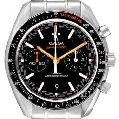 Speedmaster Racing Svart/Stål Ø44.25 mm