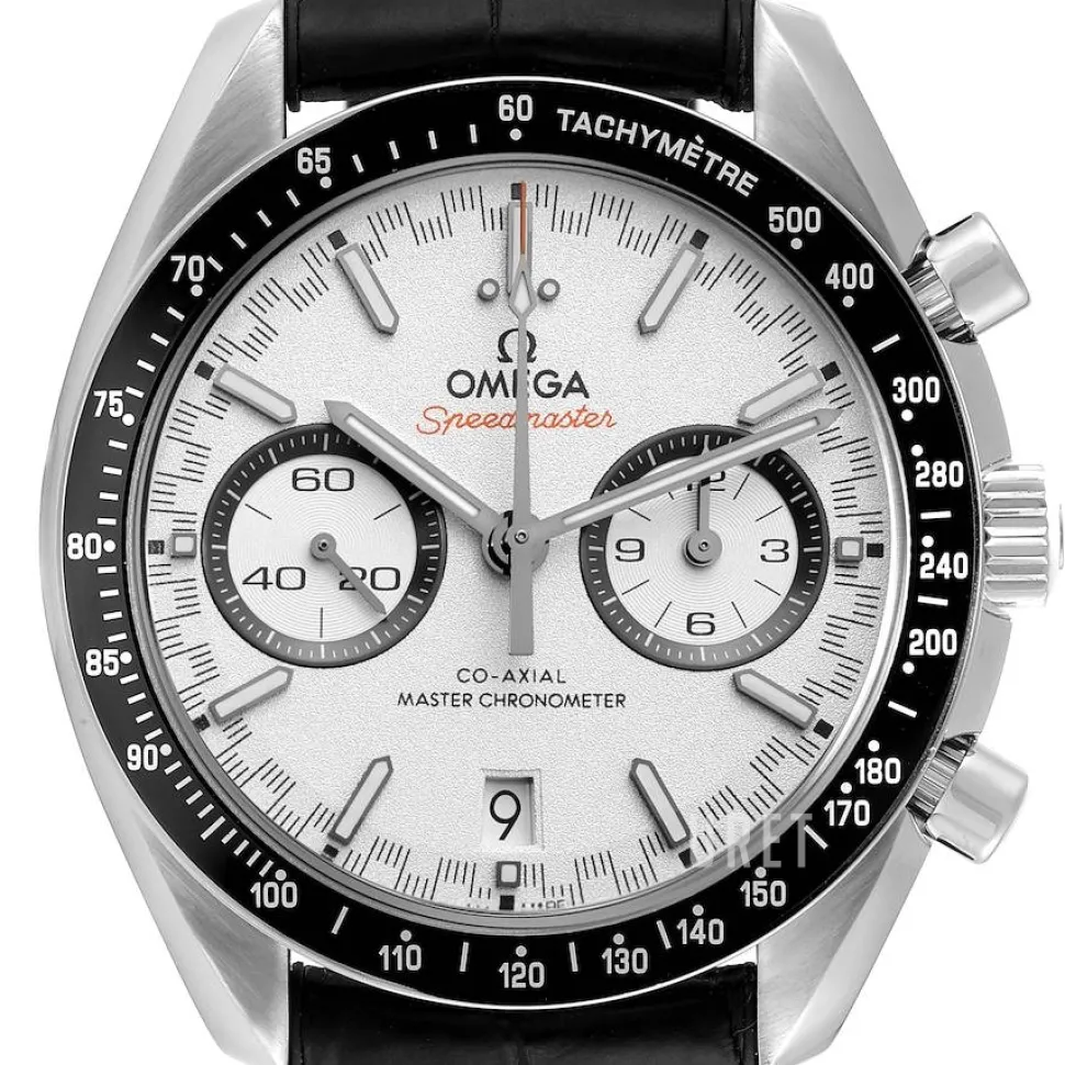 Speedmaster Racing Vit/Läder Ø44.25 mm