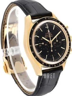 Speedmaster Svart/Läder Ø42 mm