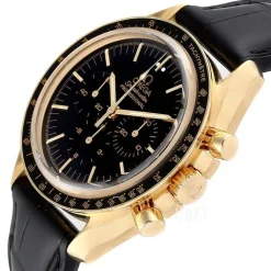 Speedmaster Svart/Läder Ø42 mm