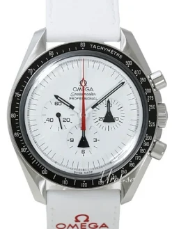 Speedmaster Vit/Läder Ø42 mm