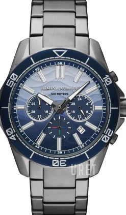 Spencer Blå/Stål Ø44 mm