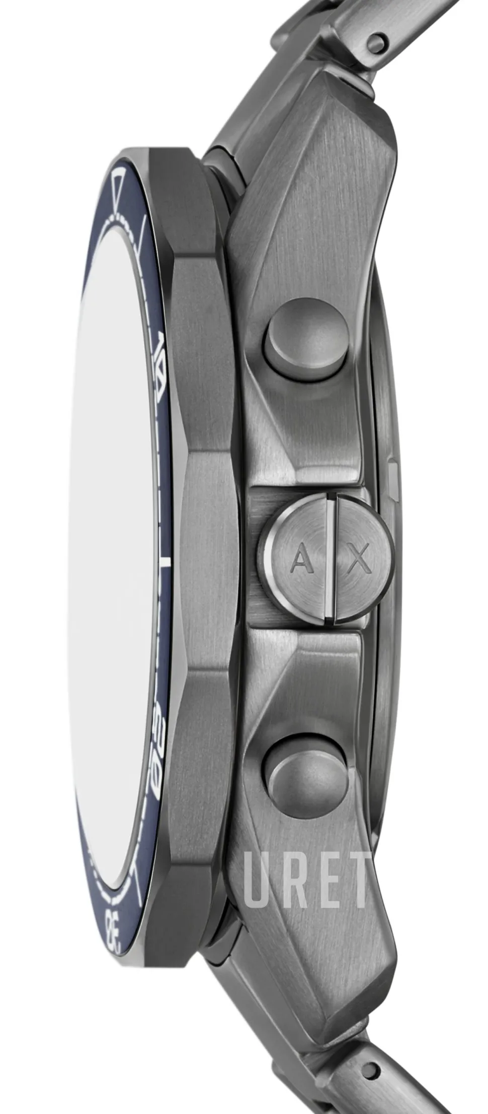 Spencer Blå/Stål Ø44 mm