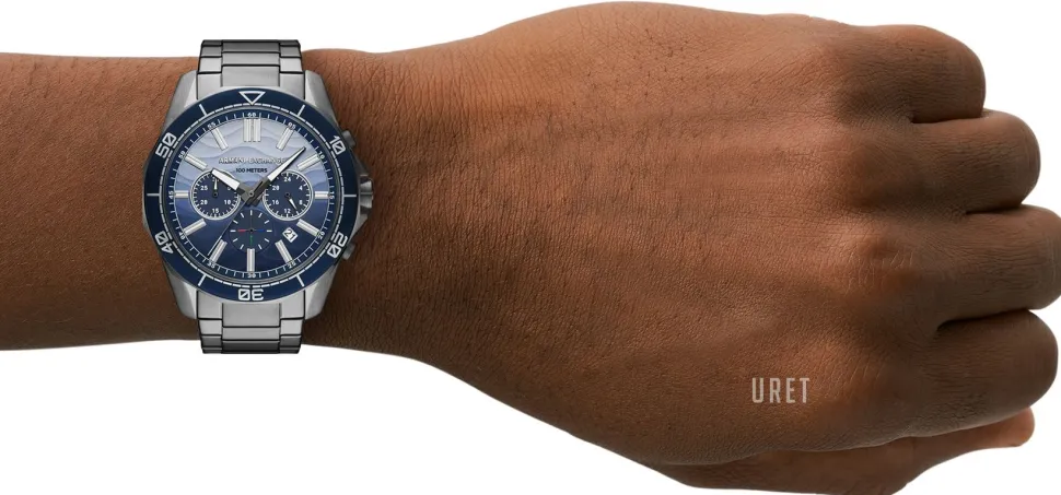 Spencer Blå/Stål Ø44 mm