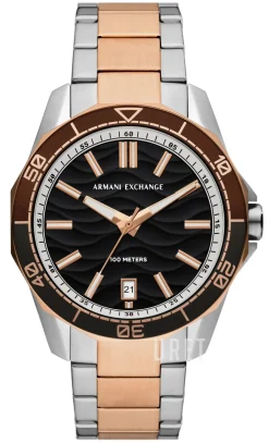 Spencer Svart/Roséguldstonat stål Ø44 mm