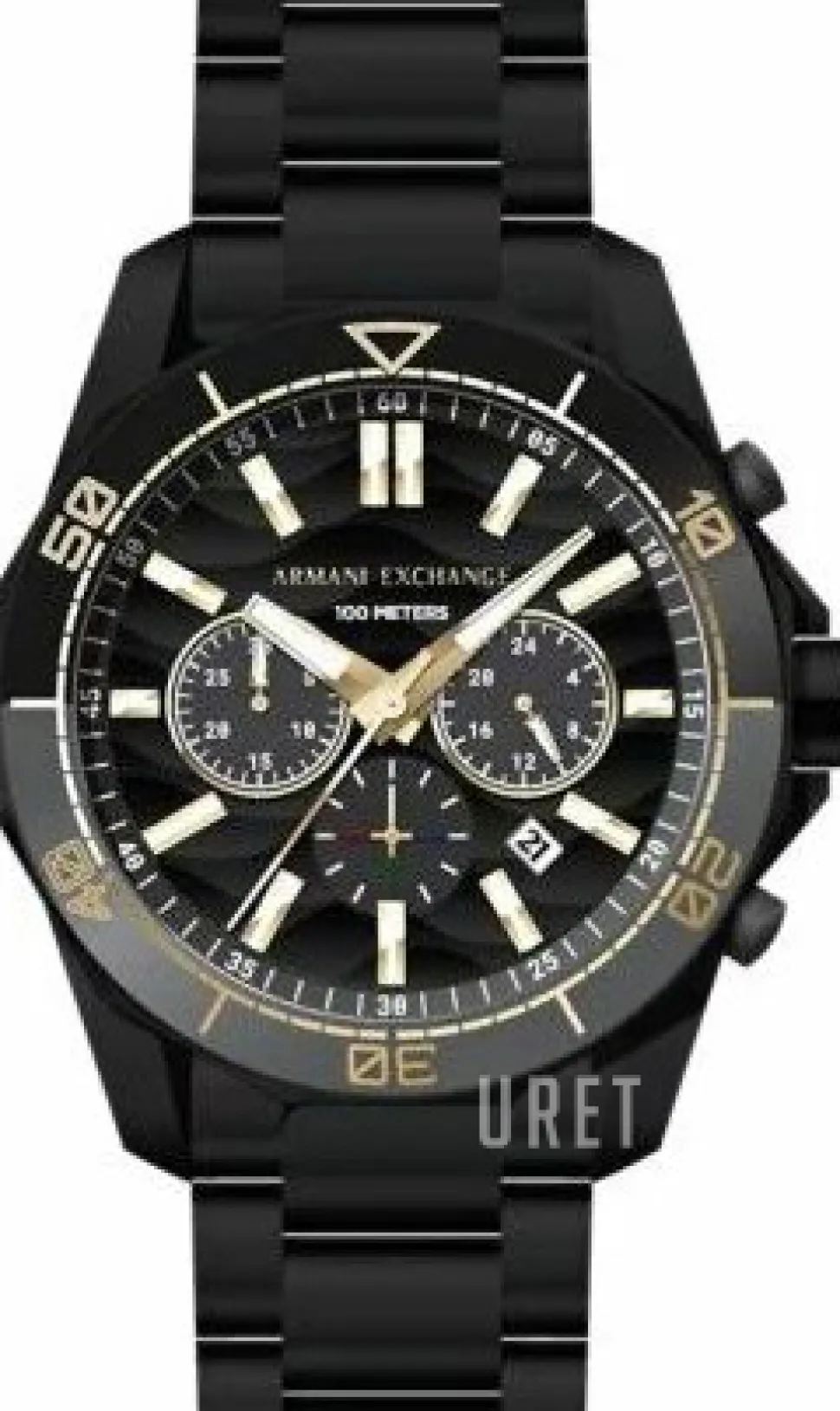 Spencer Svart/Stål Ø44 mm