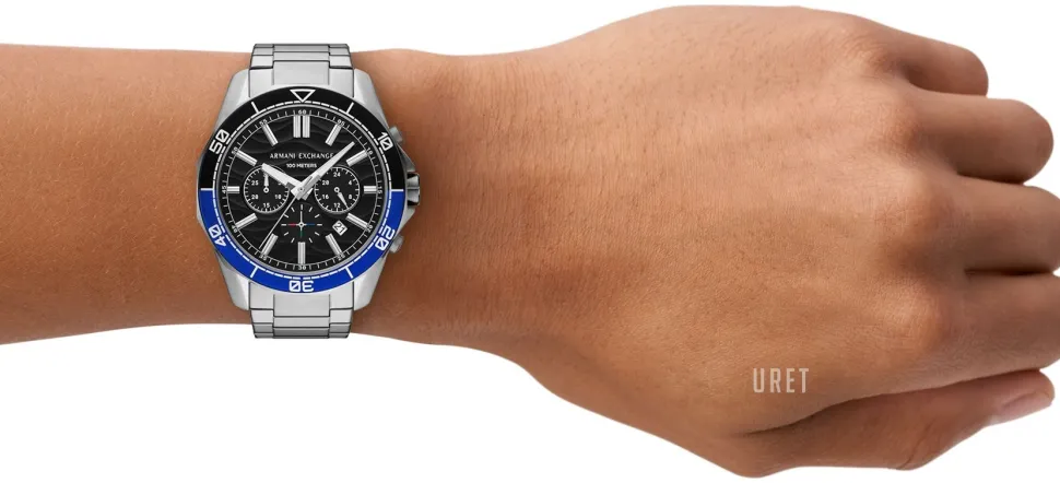 Spencer Svart/Stål Ø44 mm