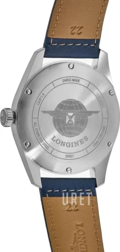 Spirit Blå/Läder Ø40 mm