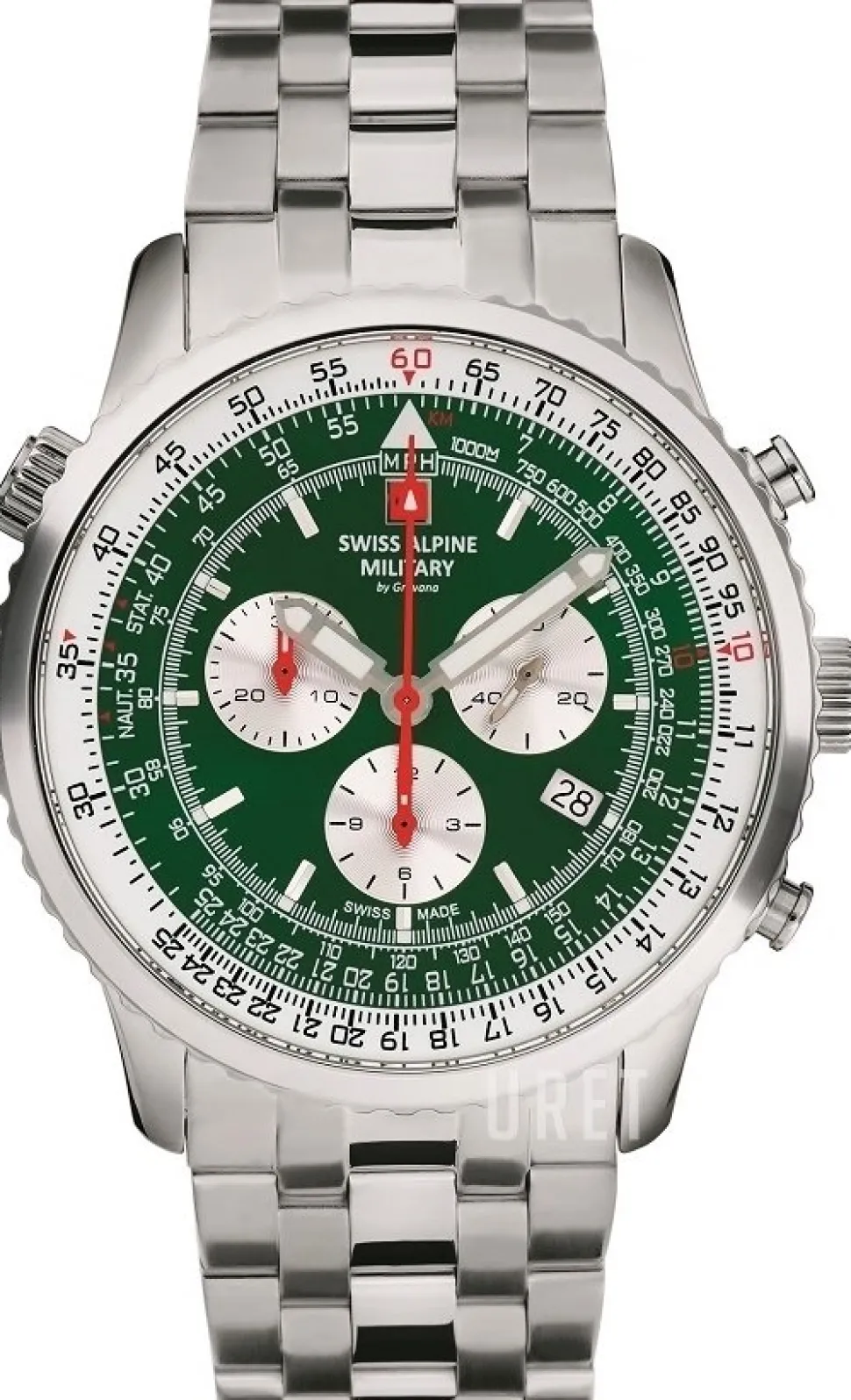 Spirit Chrono Grön/Stål Ø46 mm