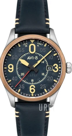 Spitfire Blå/Läder Ø42 mm