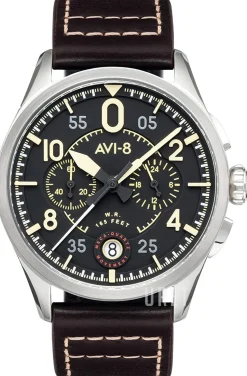 Spitfire Svart/Läder Ø42 mm