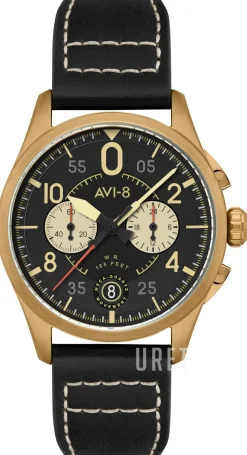 Spitfire Svart/Läder Ø42 mm