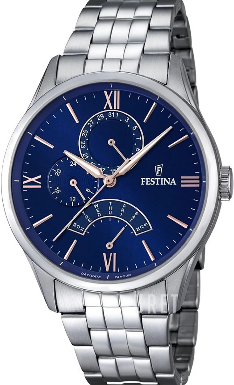 Sport Blå/Stål Ø43 mm