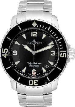 Sport Fifty Fathoms Svart/Stål Ø45 mm