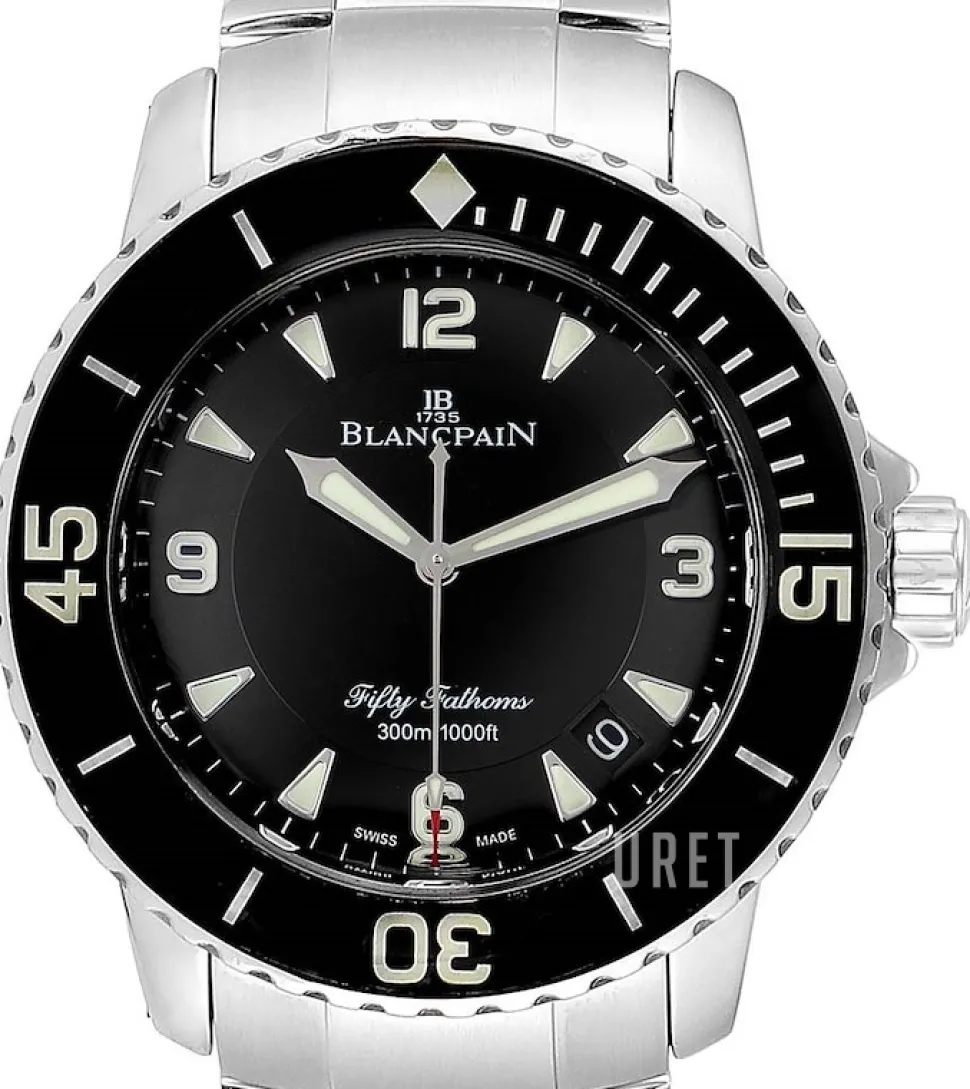 Sport Fifty Fathoms Svart/Stål Ø45 mm