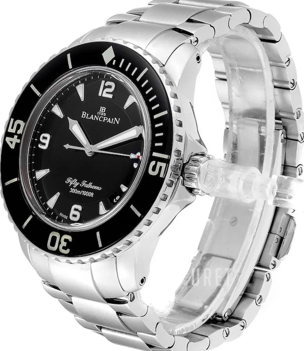 Sport Fifty Fathoms Svart/Stål Ø45 mm