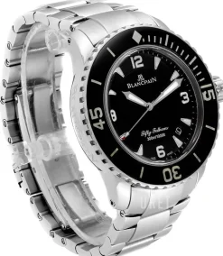 Sport Fifty Fathoms Svart/Stål Ø45 mm