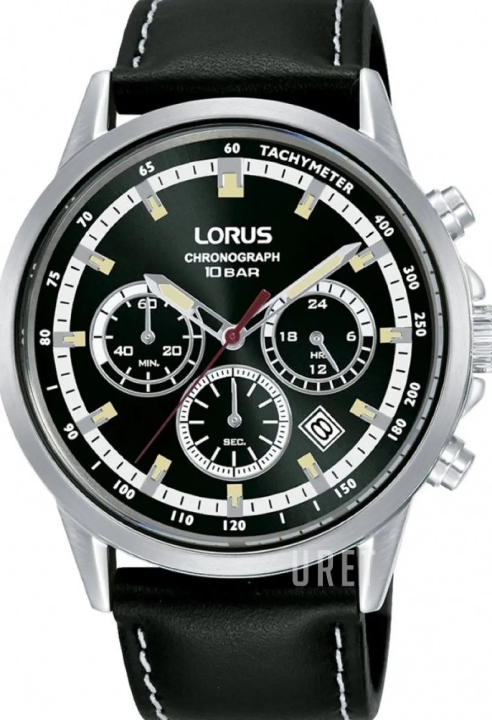 Sport Svart/Läder Ø42 mm