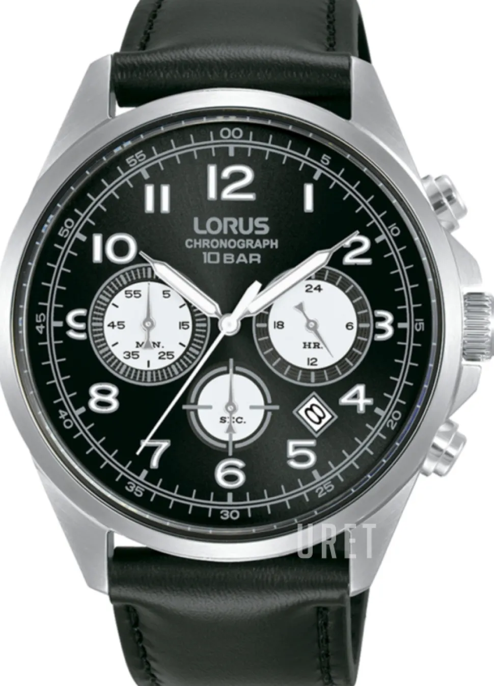 Sport Svart/Läder Ø45 mm