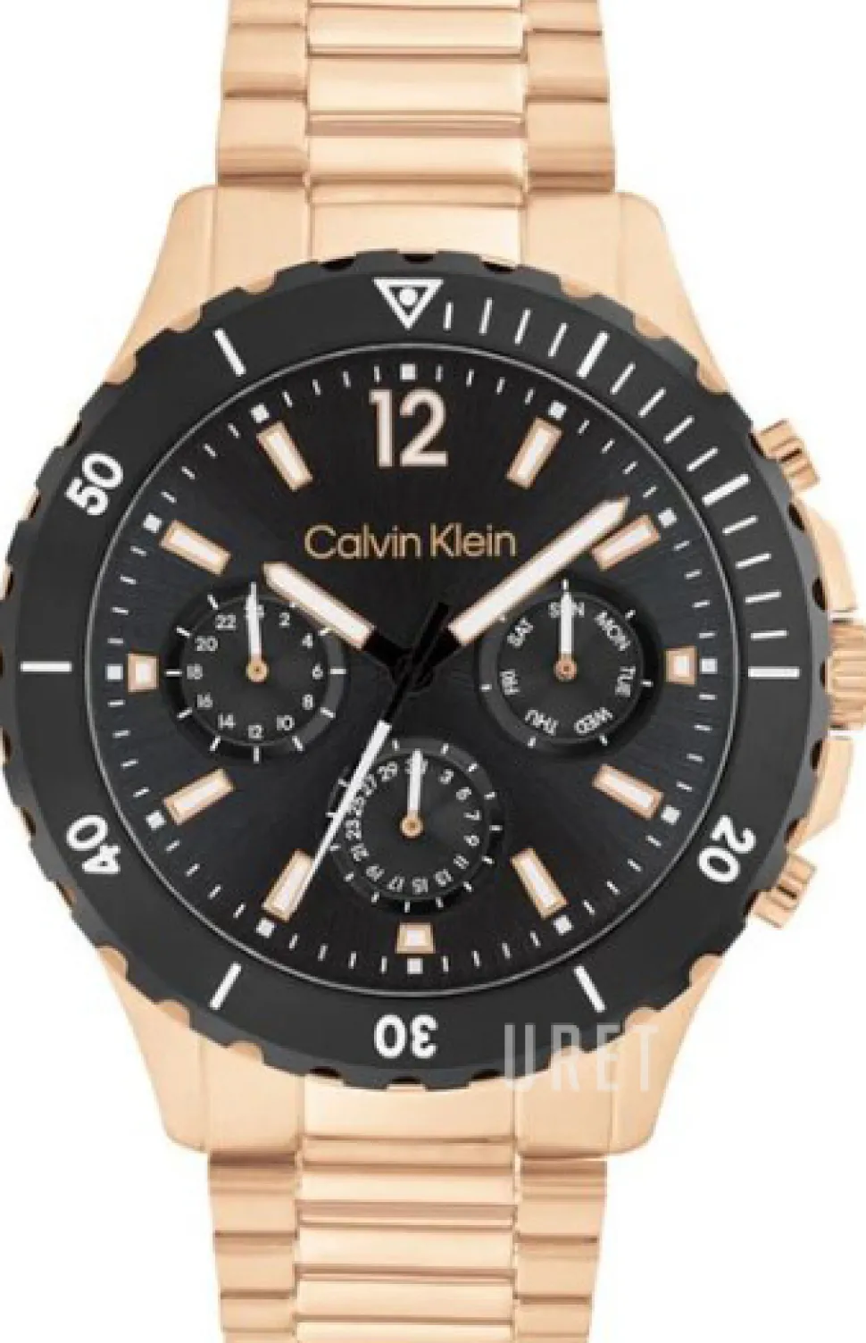 Sport Svart/Roséguldstonat stål Ø44 mm