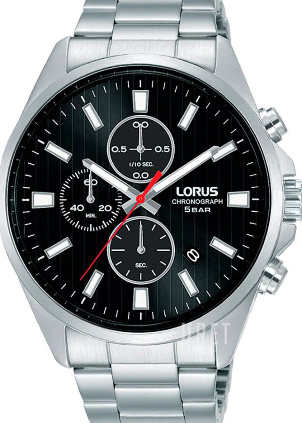 Sport Svart/Stål Ø43 mm