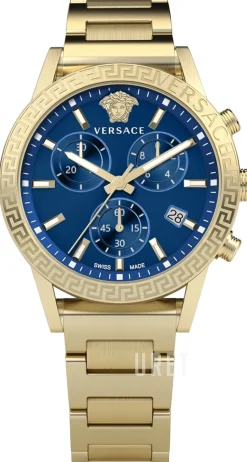 Sport Tech Blå/Gulguldtonat stål Ø40 mm