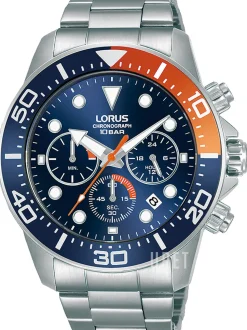 Sports Blå/Stål Ø43 mm