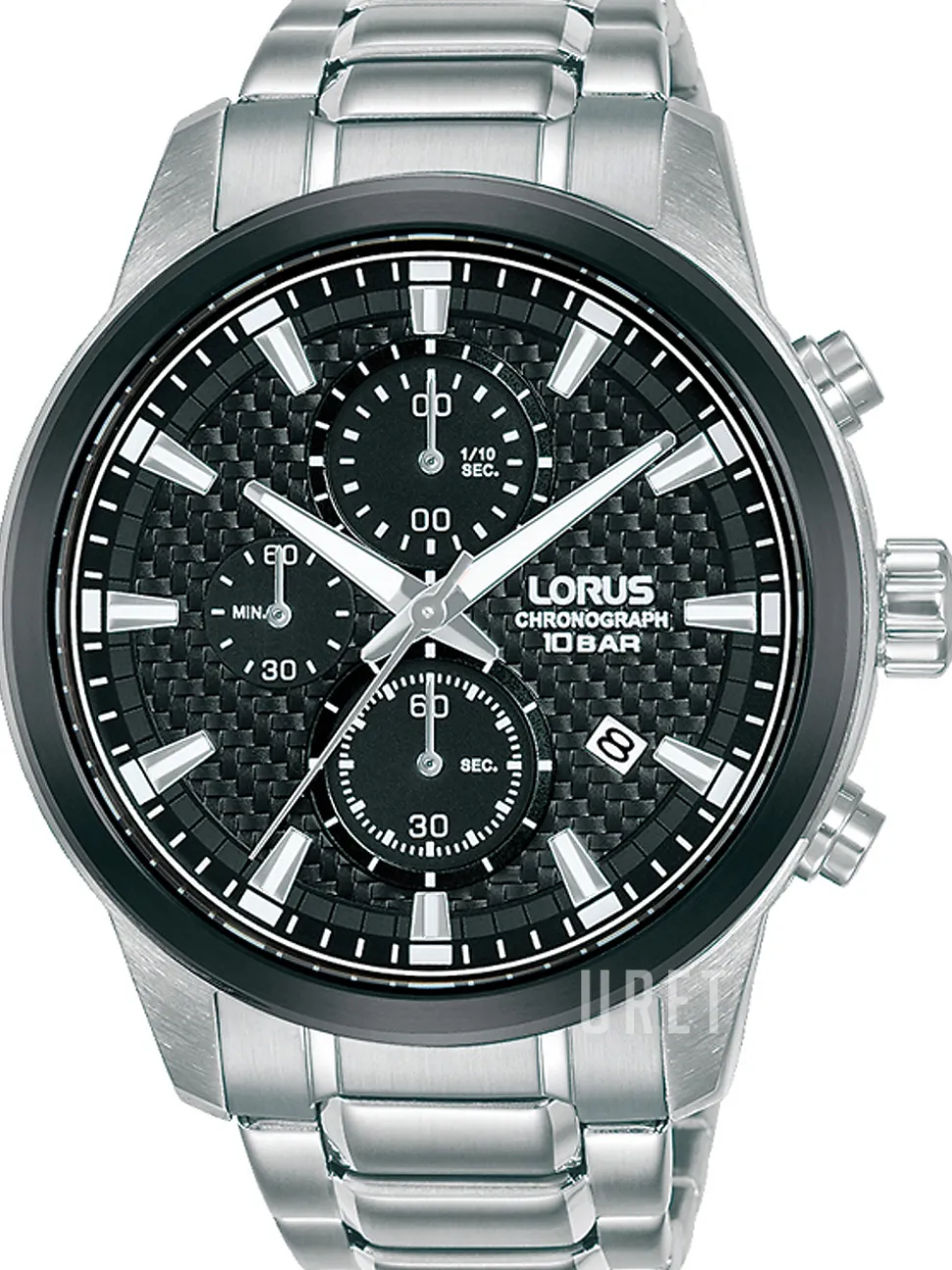 Sports Svart/Stål Ø44 mm