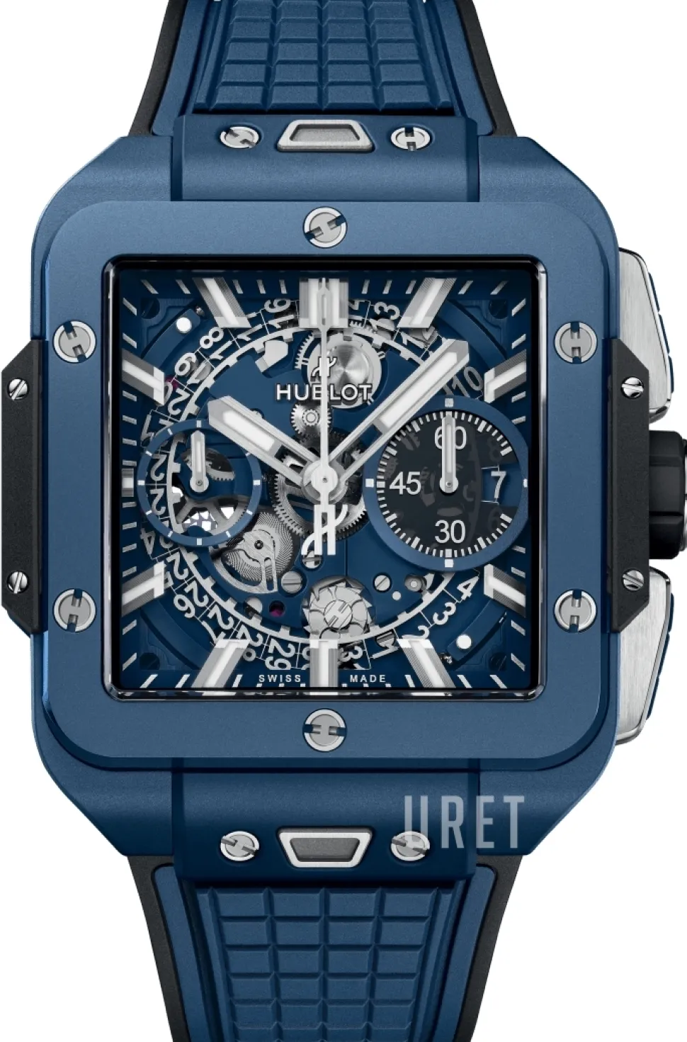 Square Bang Unico Blå/Gummi Ø42 mm