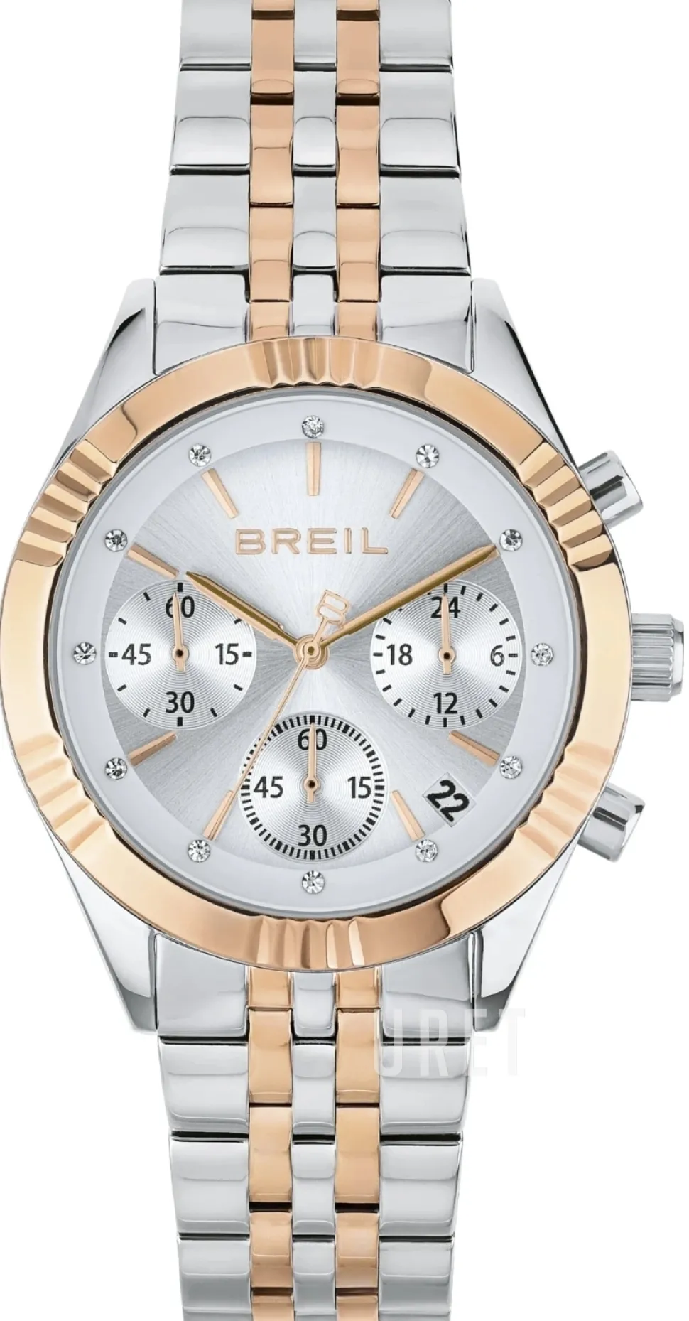 Stand Out Silverfärgad/Roséguldstonat stål Ø36 mm