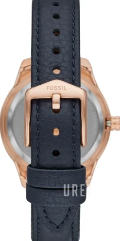 Stella Roséguldstonad/Läder Ø34 mm