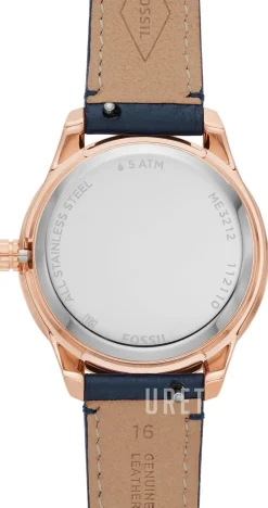 Stella Roséguldstonad/Läder Ø34 mm