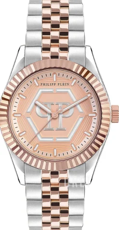 Street Couture Roséguldstonad/Roséguldstonat stål Ø38 mm