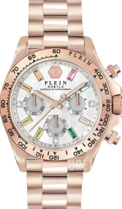 Street Couture Silverfärgad/Roséguldstonat stål Ø38 mm