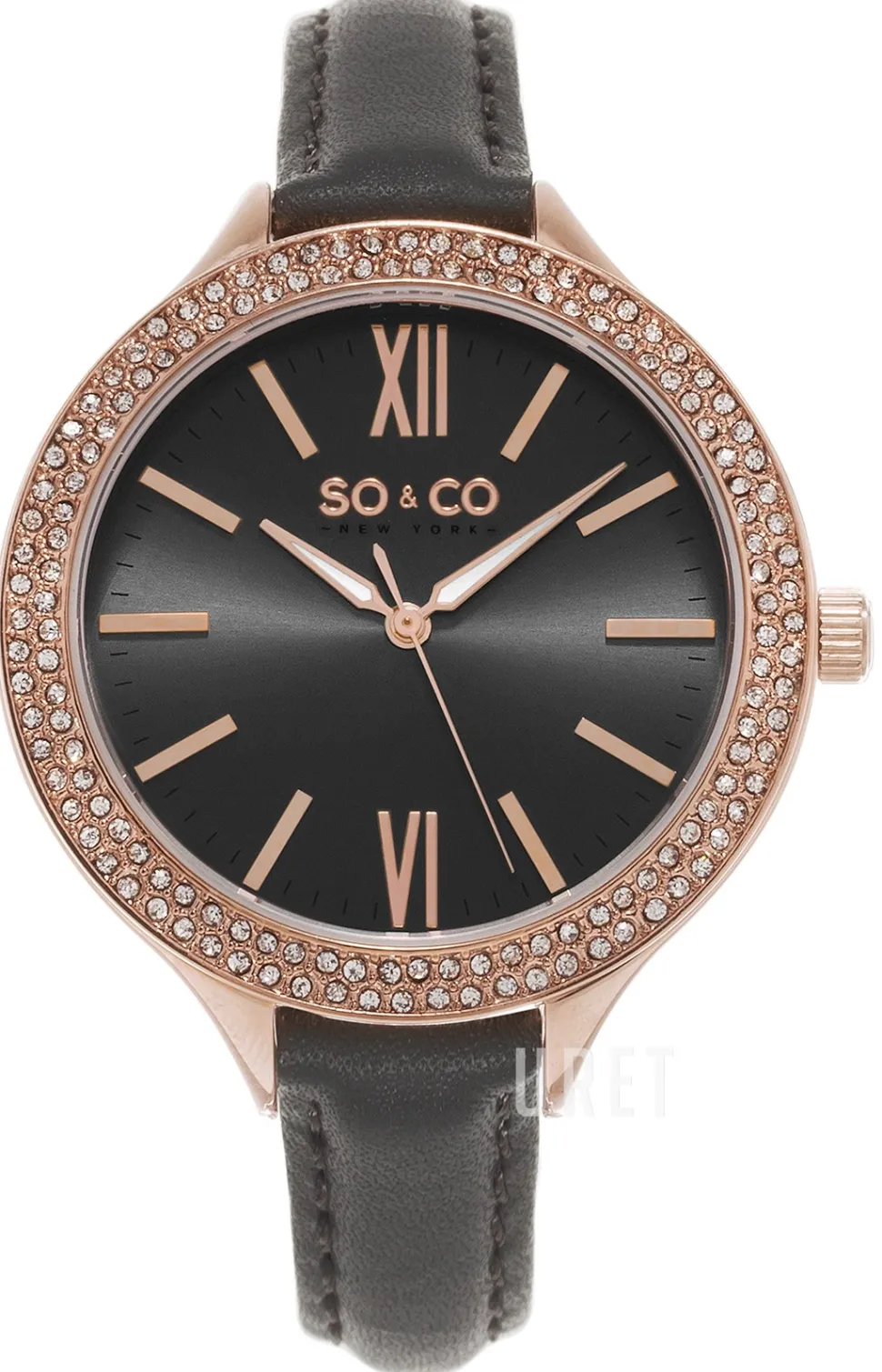 Studio Grå/Läder Ø38 mm