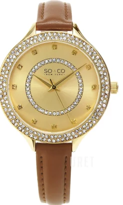 Studio Guld/Läder Ø38 mm