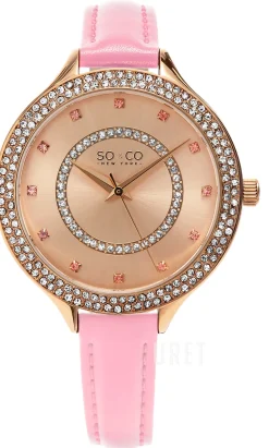 Studio Roséguldstonad/Läder Ø38 mm