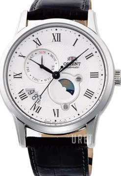 Sun And Moon Vit/Läder Ø42.5 mm