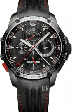 Superfast Chrono Split Second Svart/Läder Ø45 mm