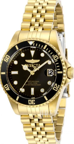 Svart/Gulguldtonat stål Ø34 mm