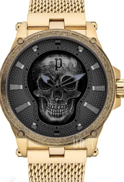 Svart/Gulguldtonat stål Ø47 mm