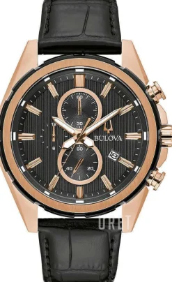 Svart/Läder Ø39 mm