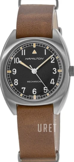 Svart/Läder Ø36 mm