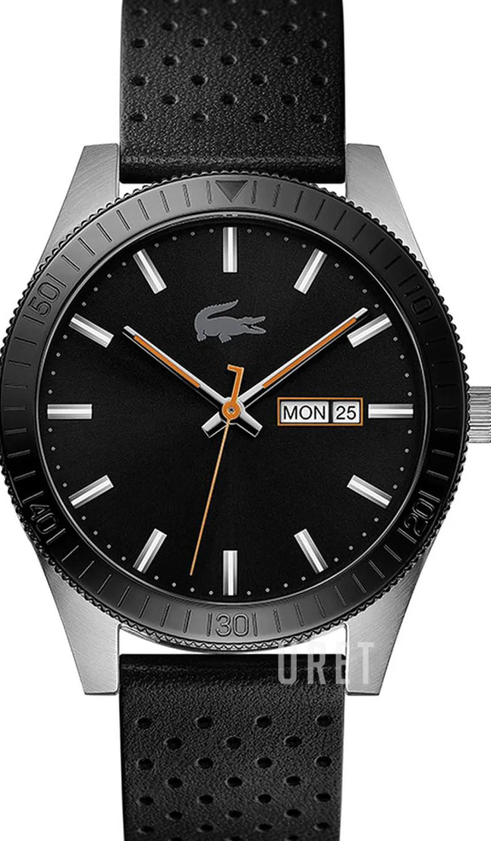 Svart/Läder Ø42 mm