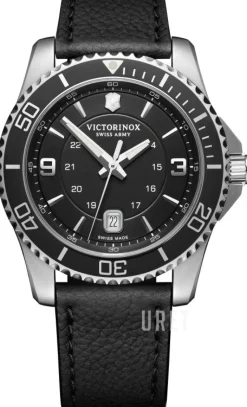 Svart/Läder Ø43 mm