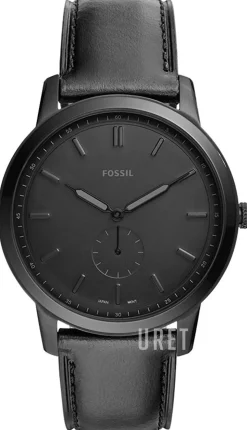 Svart/Läder Ø44 mm