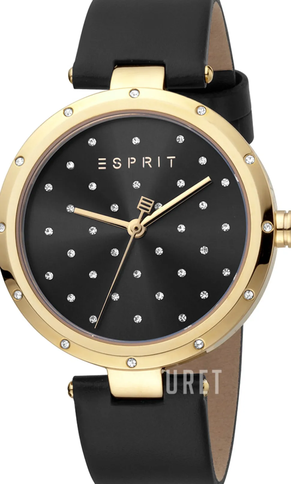 Svart/Läder Ø38 mm