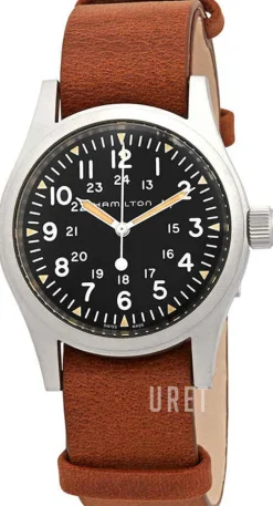 Svart/Läder Ø38 mm