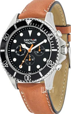 Svart/Läder Ø48 mm