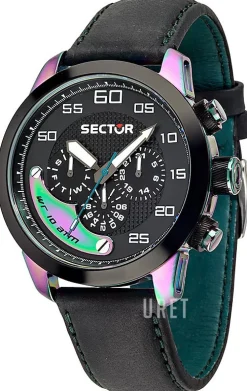 Svart/Läder Ø45 mm